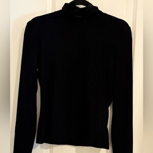 St. John Collection Black Long Sleeve Top